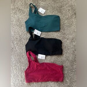 Ribbed nulu asymmetrical lululemon bra